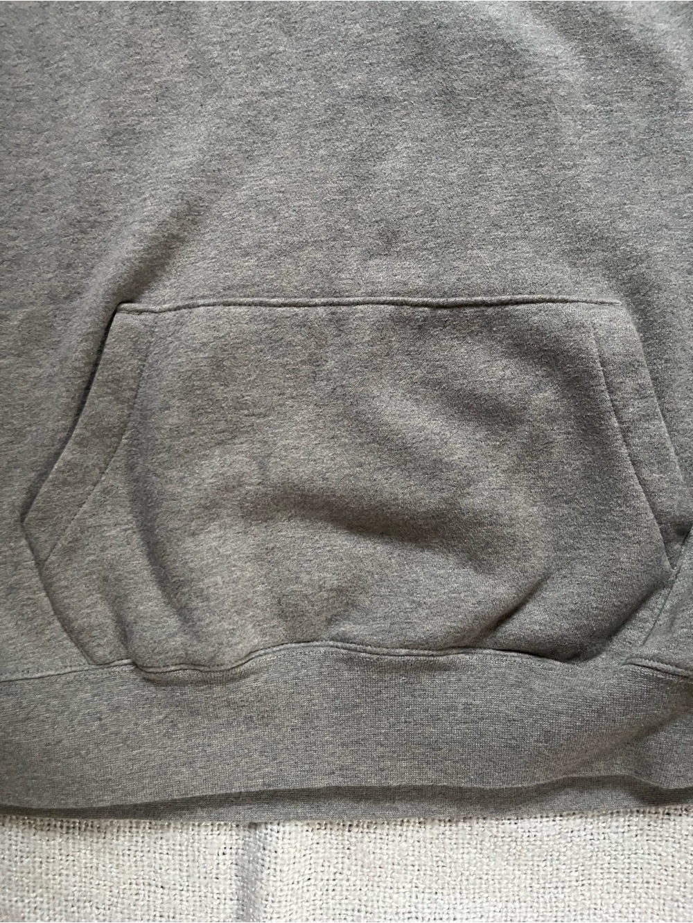 Fear of God ESSENTIALS Oversized Hoodie - Gray with Black Logo, Size Small - Picture 6 of 8